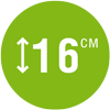 Высота матраса: 16 см Высота матраса: 16 см