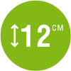 Высота матраса: 12 см Высота матраса: 12 см