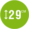 Высота матраса: 29 см Высота матраса: 29 см