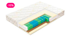 15% скидка на матрас Vegas Modern F6
