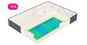 15% скидка на матрас Vegas Modern M2